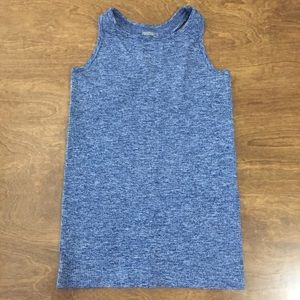 Athleta high neck ribbed racerback tank top